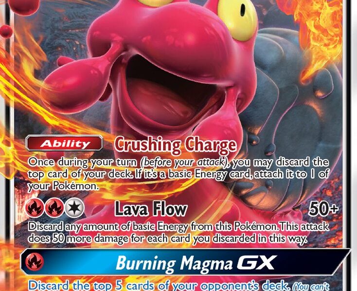 Magcargo-GX Pokemon Kaart