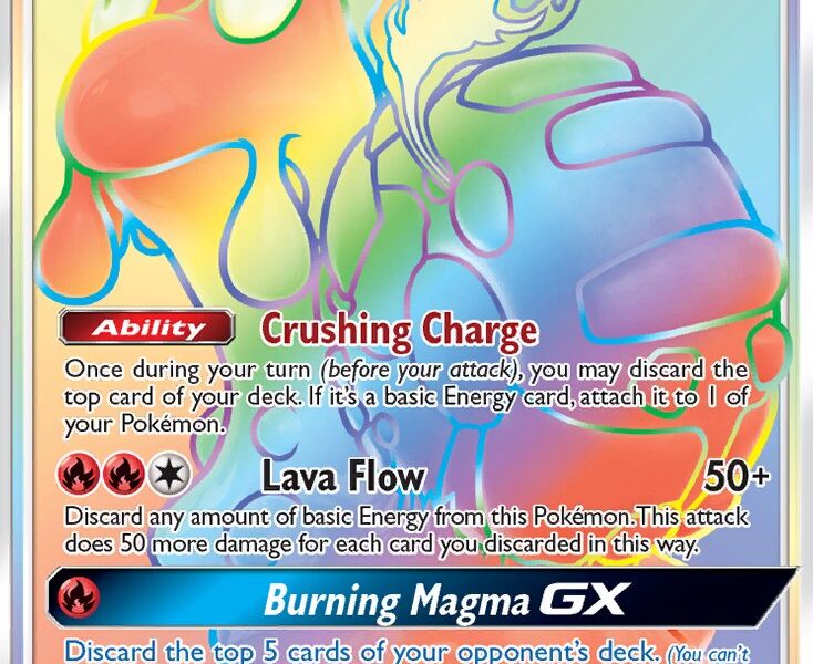 Magcargo-GX Pokemon Kaart