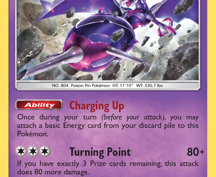 Naganadel Pokemon Kaart