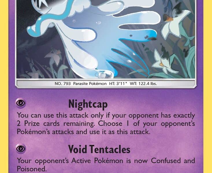 Nihilego Pokemon Kaart