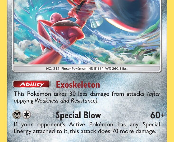 Scizor Pokemon Kaart