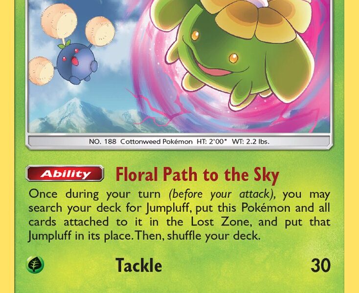 Skiploom Pokemon Kaart