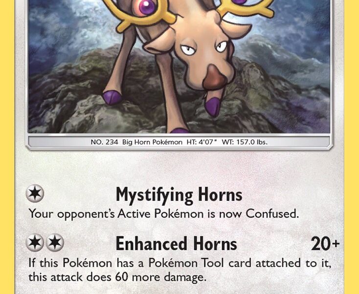 Stantler Pokemon Kaart