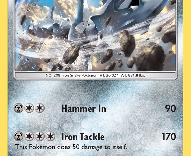 Steelix Pokemon Kaart