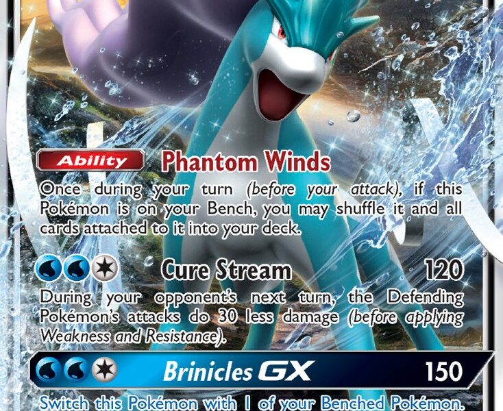 Suicune-GX Pokemon Kaart