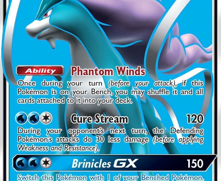 Suicune-GX Pokemon Kaart