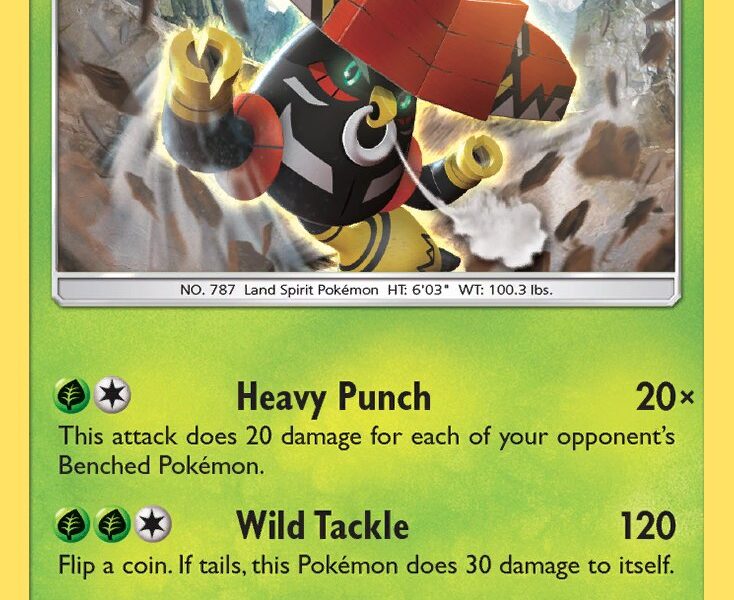 Tapu Bulu Pokemon Kaart
