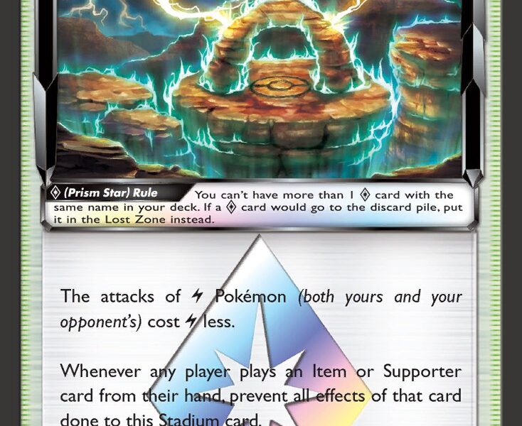 Thunder Mountain p Pokemon Kaart