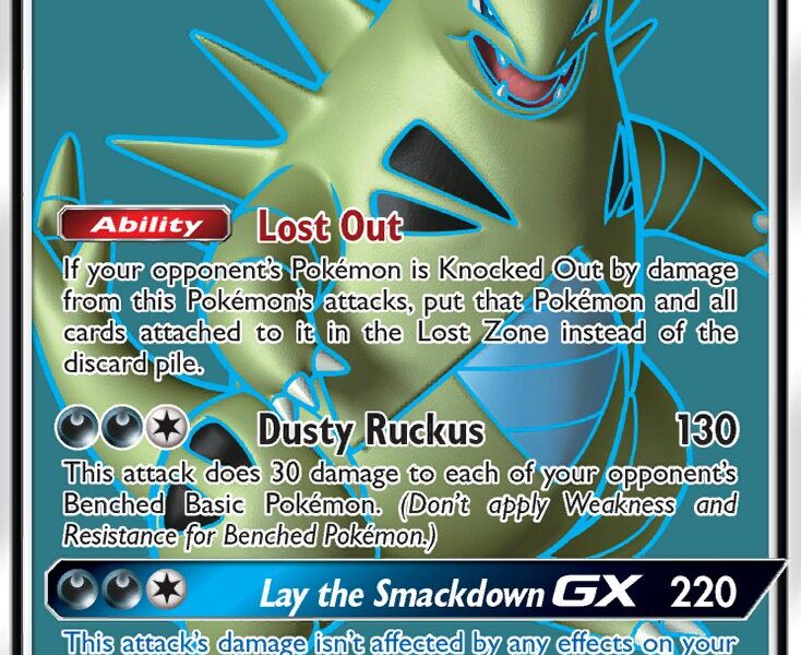 Tyranitar-GX Pokemon Kaart