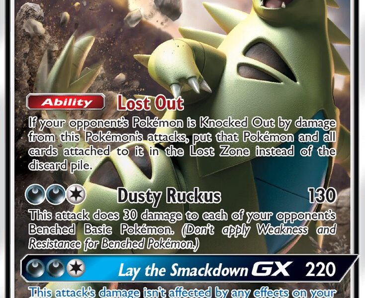 Tyranitar-GX Pokemon Kaart