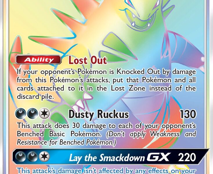 Tyranitar-GX Pokemon Kaart