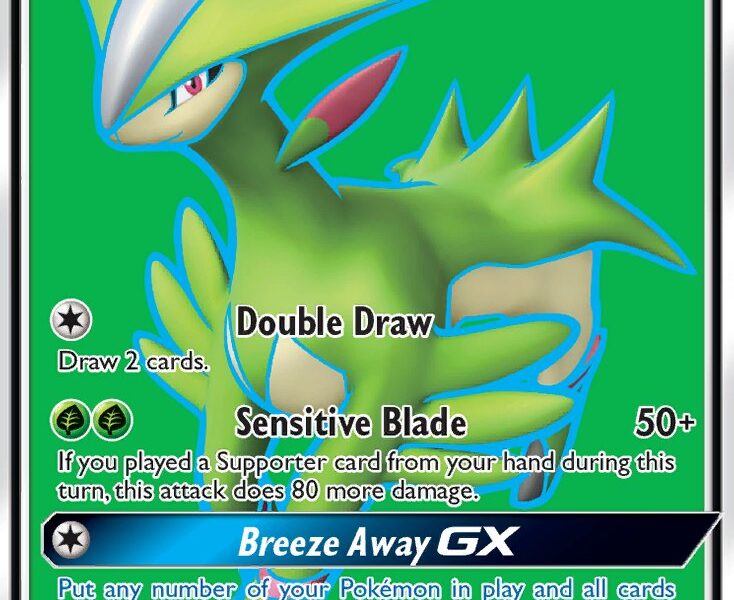 Virizion-GX Pokemon Kaart