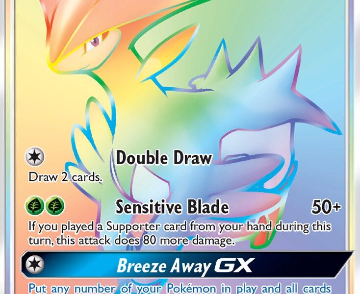 Virizion-GX Pokemon Kaart