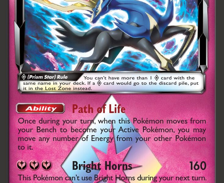 Xerneas p Pokemon Kaart