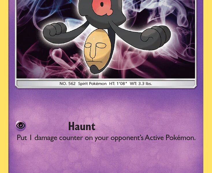 Yamask Pokemon Kaart