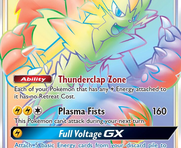 Zeraora-GX Pokemon Kaart