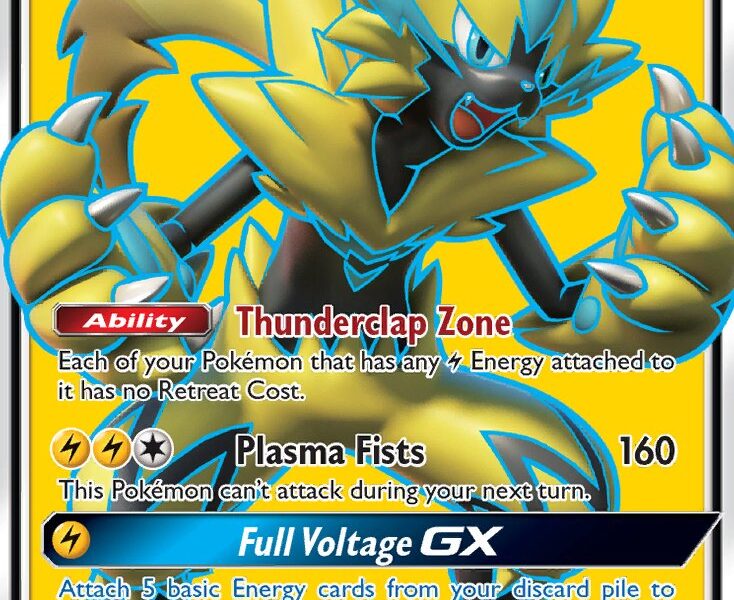 Zeraora-GX Pokemon Kaart