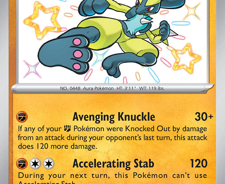 Lucario Pokemon Kaart