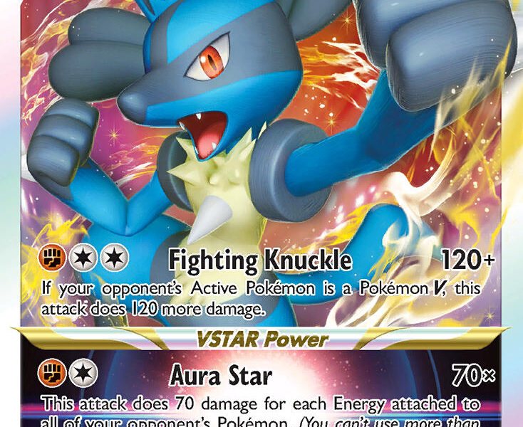 Lucario VSTAR Pokemon Kaart