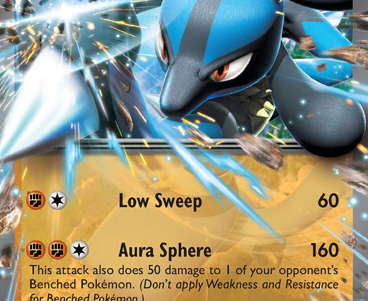 Lucario ex Pokemon Kaart
