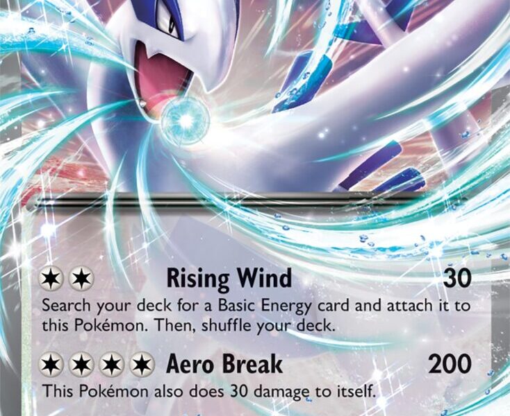 Lugia ex Pokemon Kaart