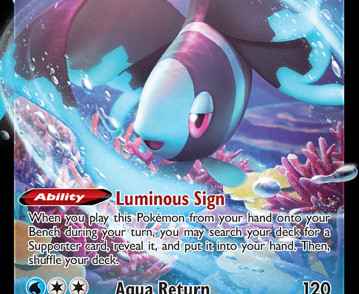 Lumineon V Pokemon Kaart