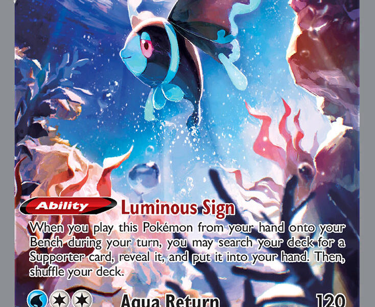 Lumineon V Pokemon Kaart