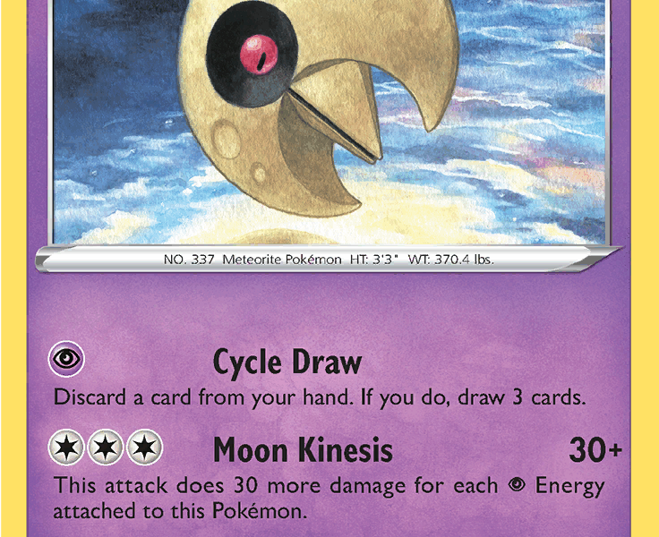 Lunatone Pokemon Kaart