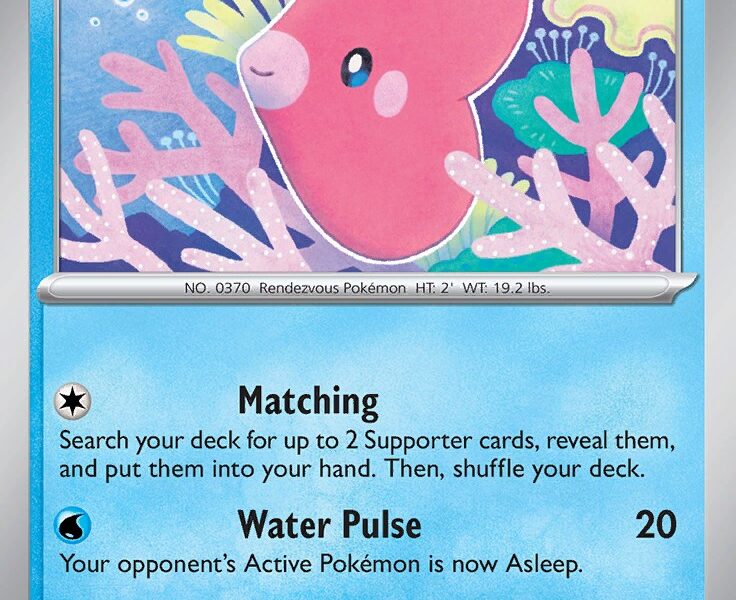 Luvdisc Pokemon Kaart
