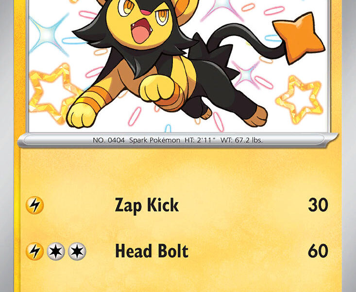 Luxio Pokemon Kaart