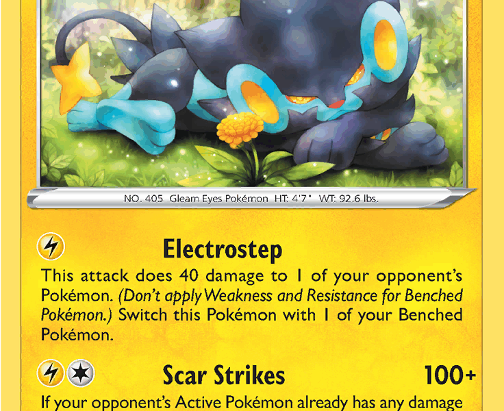 Luxray Pokemon Kaart