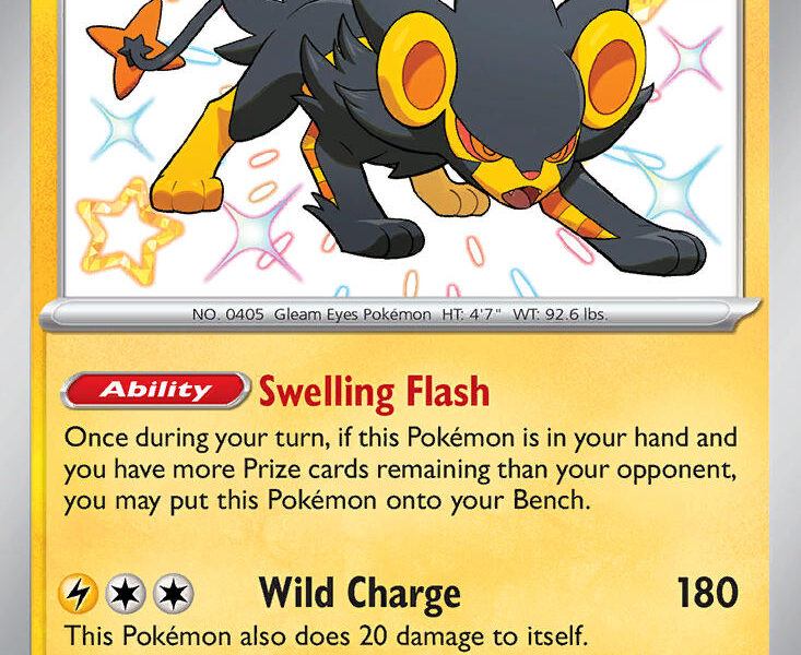 Luxray Pokemon Kaart