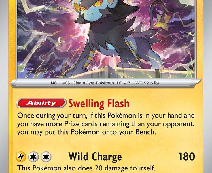 Luxray Pokemon Kaart