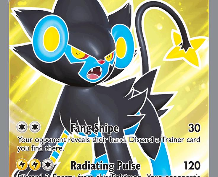 Luxray V Pokemon Kaart