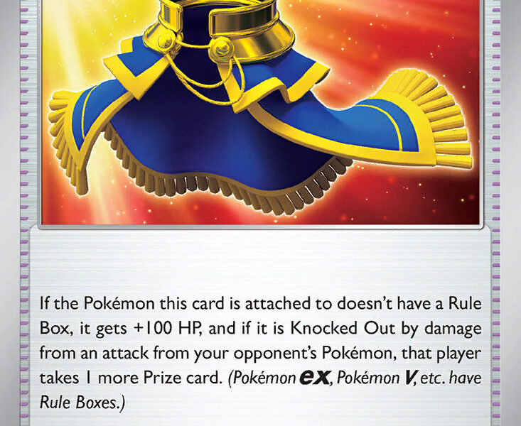 Luxurious Cape Pokemon Kaart