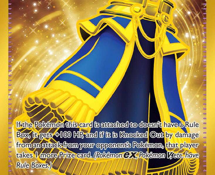 Luxurious Cape Pokemon Kaart
