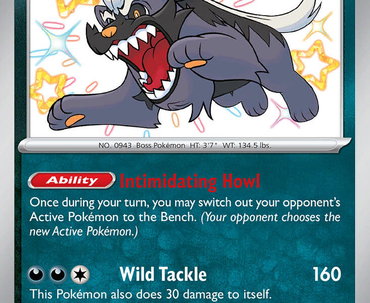 Mabosstiff Pokemon Kaart