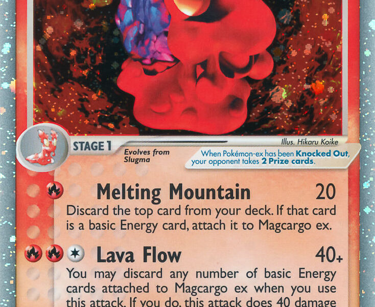 Magcargo ex Pokemon Kaart