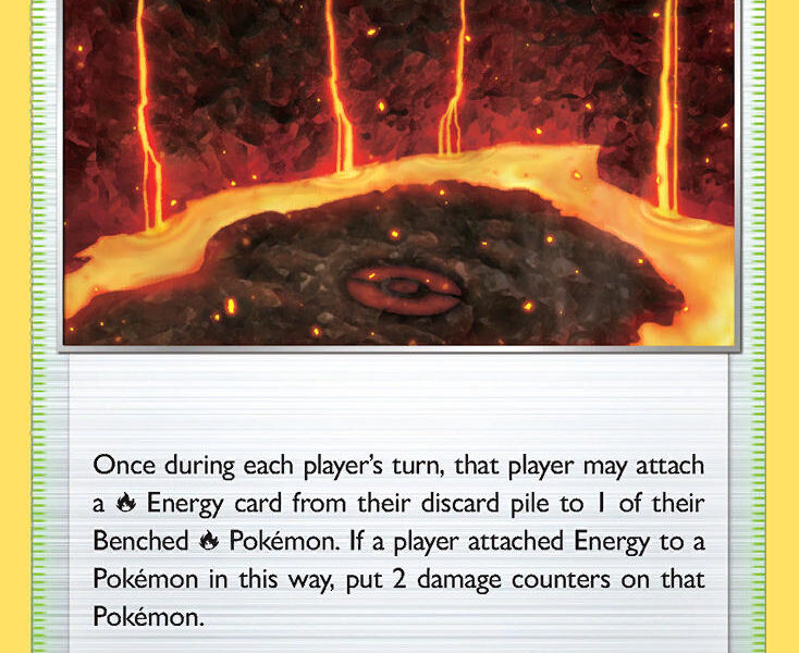 Magma Basin Pokemon Kaart