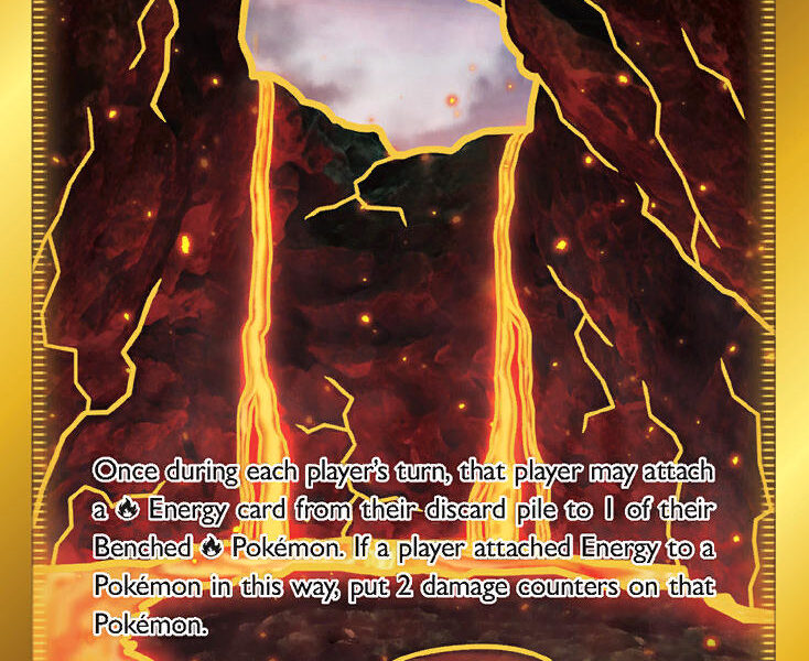 Magma Basin Pokemon Kaart
