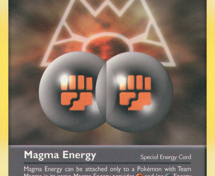 Magma Energy Pokemon Kaart