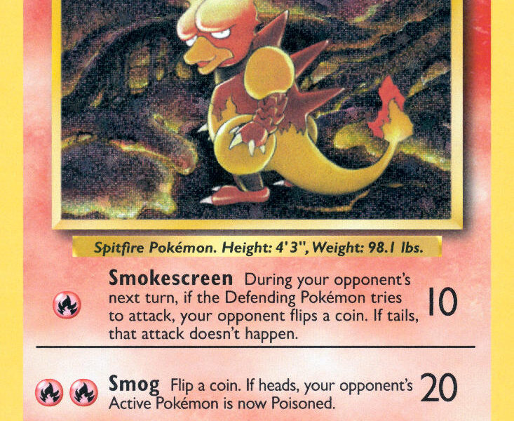 Magmar Pokemon Kaart