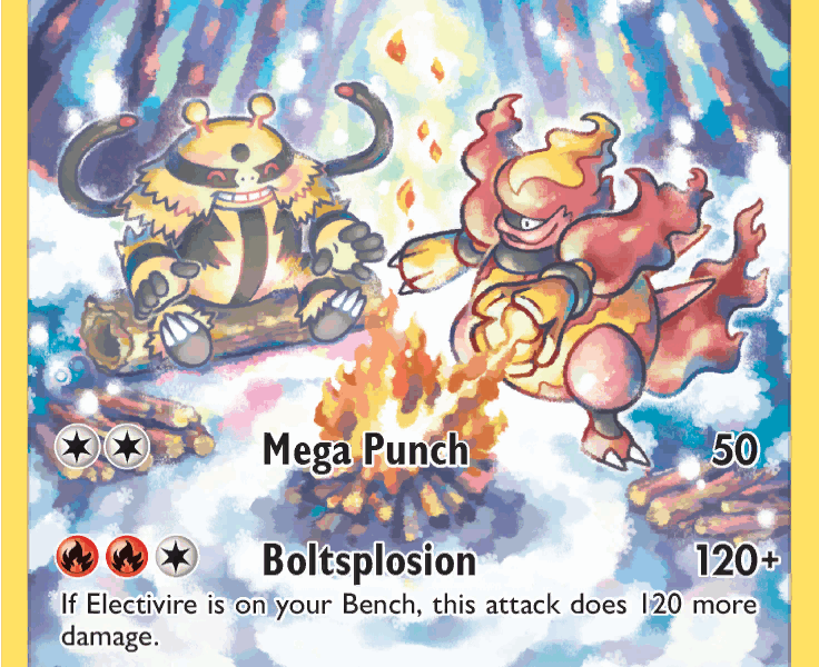 Magmortar Pokemon Kaart