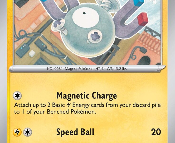 Magnemite Pokemon Kaart