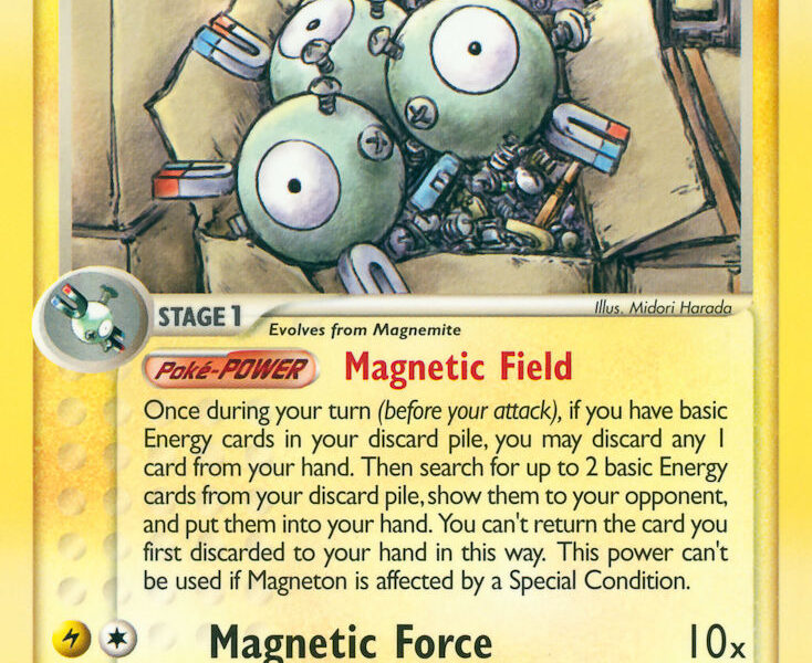 Magneton Pokemon Kaart