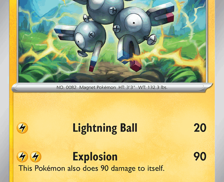 Magneton Pokemon Kaart