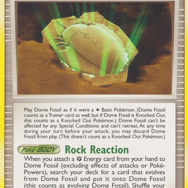 Dome Fossil Pokemon Kaart