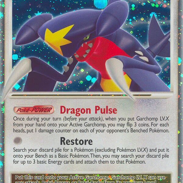 Garchomp LV.X Pokemon Kaart