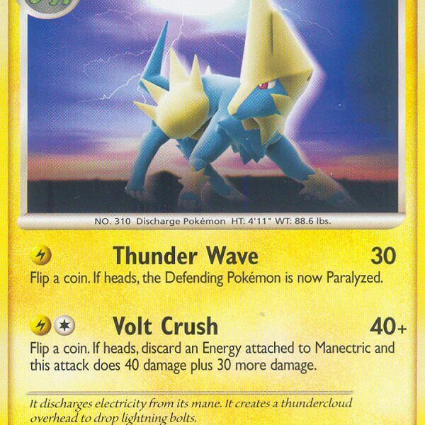 Manectric Pokemon Kaart