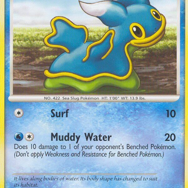 Shellos East Sea Pokemon Kaart